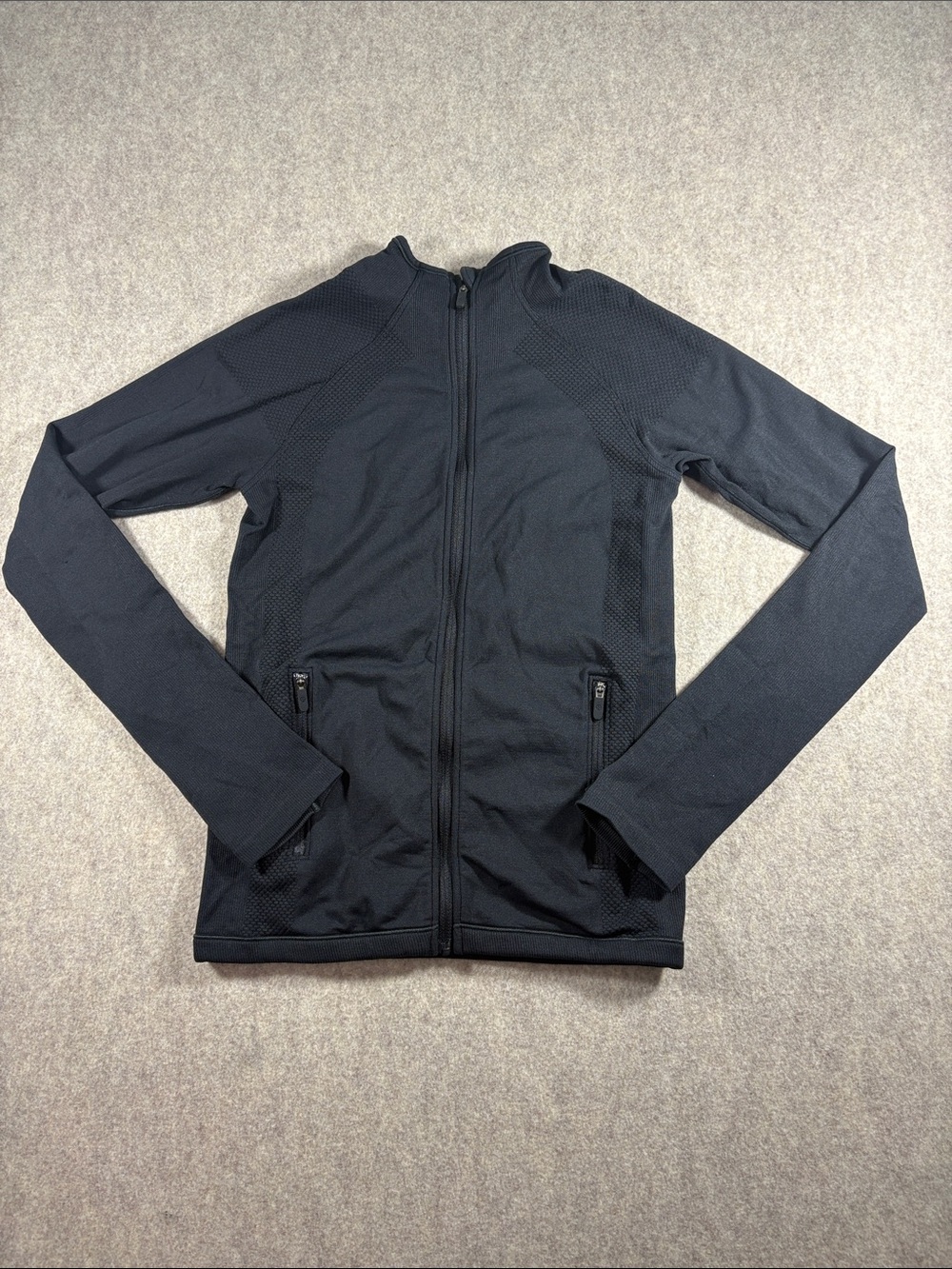 Lululemon X Barry's Women’s For The Chill Of It Jacket Black Size 4 EUC Full Zip